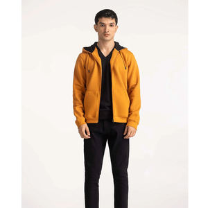 เสื้อฮู้ดสำหรับผู้ชายแบบสวมหัวสีพื้นสำหรับใส่ในฤดูหนาว - Product Image 1