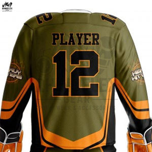 Uniforme de hockey sur glace de sublimation pour sports d'équipe de bonne qualité surdimensionné tenue décontractée sport meilleur prix uniforme de hockey sur glace - Product Image 6
