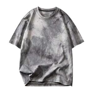 Russell เสื้อบุรุษแขนสั้น Dri-Power Tie-DYE เสื้อยืดคอนกรีต - Product Image 6