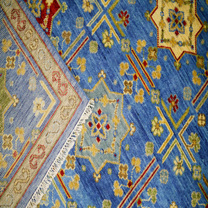 Tapis Oushak en laine douce noué à la main Magnifiquement conçu Boucle Pile Écologique Moderne Lavable et Antidérapant Expédition rapide - Product Image 2