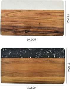 บอร์ดไม้ชีสหินอ่อนดีไซน์หรูหราเขียงหั่นชีสโลโก้ตามสั่ง - Product Image 5