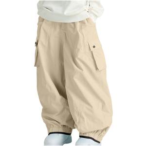 Deporte al aire libre de invierno personalizado suelto Hip Hop Unisex pantalones de esquí transpirables a prueba de viento impermeable cálido pantalones de nieve pantalones de esquí - Product Image 4
