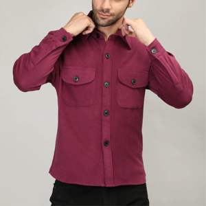 Veste chemise style homme Surchemise en coton durable avec fermeture boutonnée et design utilitaire - Product Image 5