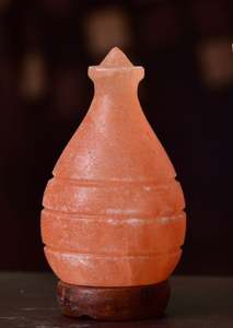 Lampes en forme de Surahi de l'Himalaya avec accessoires, lampes au sel de l'Himalaya de qualité supérieure, lampes au sel de l'Himalaya en gros - Product Image 4