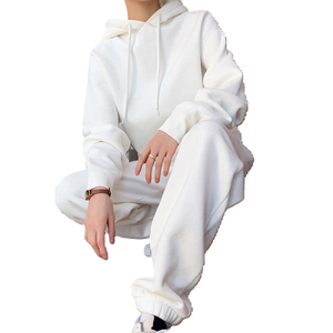 Respirant Nouvelle Arrivée Survêtement Plaine Confortable Jogger Ensemble Logo Personnalisé Dernier style 2 Pièces Femmes Survêtement - Product Image 1