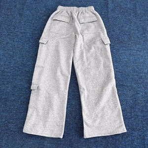 Pantalones Deportivos Casuales de Calle para Mujer, Corte Regular, Cintura Elástica, Encaje Invernal, Frente Plano, Transpirables, de Algodón, Sensación Suave - Product Image 6