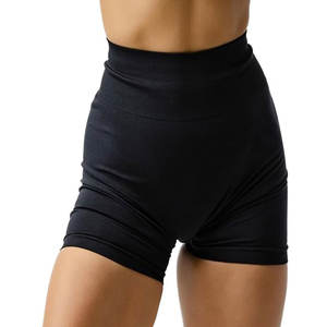 High Quality Compression Fitness <b>Yoga</b> High Waist Elastic Waist Anti-Bacterial Solid Knee Custom Spandex/Polyester Sports Bikers - Product Image 5