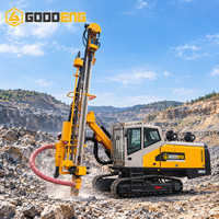 Foreuse de roche GMD50S DTH 90-152 mm pour l'exploitation minière en ciel ouvert, la pierrierie et les projets de construction