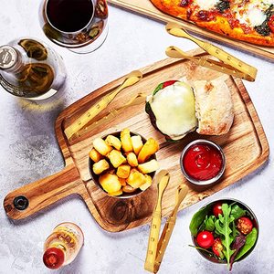 ที่คีบอาหารแกะสลักโลหะสีทองพร้อมดีไซน์ทันสมัยเหมาะสำหรับบ้านโรงแรมและภัตตาคารหรูหราและอุปกรณ์รับประทานอาหารที่ใช้งานง่าย - Product Image 4