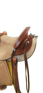 Selle occidentale incurvée intelligente en cuir véritable la plus récente conçue à la main pour l'équitation Produit d'exportation de haute qualité - Product Image 4