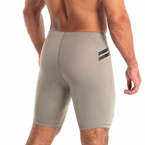 Vente en gros de shorts de jogging de compression athlétique pour hommes logo personnalisé double couche 100% coton prix de shorts de course d'été - Product Image 2