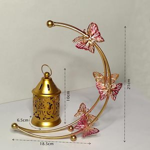 Metal <b>Hanging</b> Birdcage <b>Candle</b> Holder White Wedding Anniversary Celebration Dining Home Decor - Product Image 2