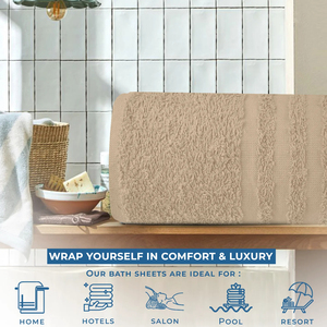 100% Cotton Low MOQ Soft High Quality Quick-dry Compressed Eco-Friendly 400-800 GSM Terry Hand/Face/Bath Towel Bath Sheet - Product Image 5