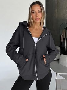 Unisex <b>Zip</b> Up <b>Hoodie</b> Street Fashion Essential Premium <b>Zip</b> Up <b>Hoodie</b> For <b>Women</b> Daily Wear - Product Image 2