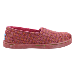 Scarpe da ragazza Toms Classic Houndstooth Colore: rosso 100% autentico - Product Image 3