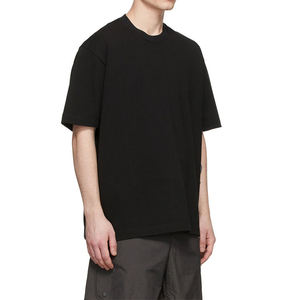 T-shirt court à épaules tombantes Design personnalisé 100% Coton Confortable Col O Hommes Séchage rapide T-Shirt Homme Respirant Tricoté - Product Image 3