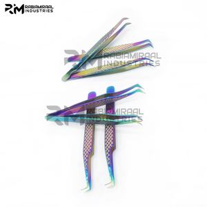 Pince à cils en acier inoxydable de marque privée personnalisable pour pinces à cils multi-couleurs plasma - Product Image 5