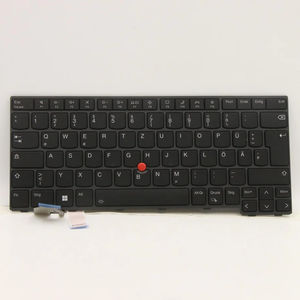 แล็ปท็อปสำหรับคีย์บอร์ด Lenovo ภายในเยอรมันแบ็คไลท์5N21D68080สีดำ/5N21D68171/5N21D68245/5N21D67982 - Product Image 1