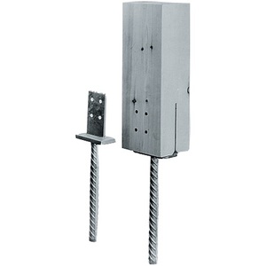 Base de Soporte de Acero Galvanizado SIMPSON STRONG TIE PIG 90 x 60 x 110 mm para Empotrar en Hormigón, para Garajes, Toldos y Cocheras - Product Image 1