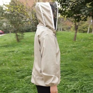 Ropa protectora antiabejas, puños elásticos de medio cuerpo, sombrero de malla, cremallera transpirable, Material antiestático antidesgarro - Product Image 5