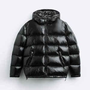 Veste matelassée unisexe personnalisée Veste en duvet de coton pour homme Vestes respirantes pour homme Streetwear Veste matelassée - Product Image 6