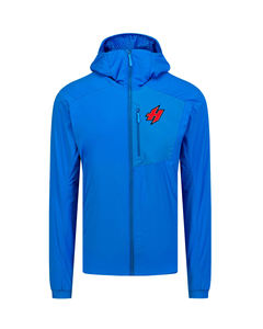 แจ็กเก็ตวิ่งน้ำหนักเบาระบายอากาศได้สำหรับผู้ชายเสื้อกันลมมีฮู้ดสำหรับใส่กลางแจ้งเสื้อโค้ทสไตล์ทางการแบบบาง - Product Image 1