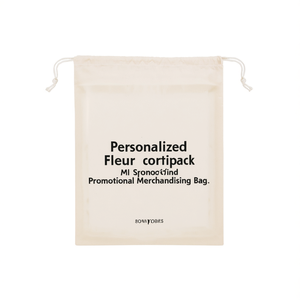 Borsa Sportiva Personalizzata in Cotone con Coulisse, Borsa Promozionale per Merchandising - Product Image 3