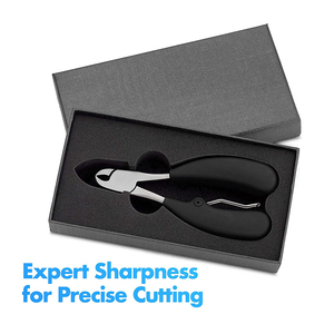 Wholesale Cuticle Nail Nipper Dead Skin Cuticle Fingernail Toenail Nail Clippers Rubber Grip Handle With Custom Size - Product Image 4