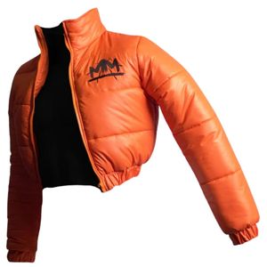 Chaqueta Corta Acolchada para Mujer, Ligera, Abrigo de Invierno con Cierre de Cremallera, Estilo Casual Urbano - Product Image 3