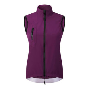 Chaleco de Ciclismo Cortavientos de Talla Grande para Ciclismo de Carretera y Montaña, Top de Ciclismo sin Mangas de Secado Rápido con Bolsillos con Cremallera - Product Image 3