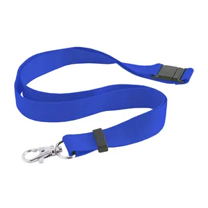 Personalized Neck Ribbon with Carabiner Clip for Displaying Badges & Accessories - Product Image 1