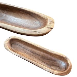 WTH028 teak root <b>dinnerware</b> set: handcrafted solid wood, antique natural finish, perfect for elegant home decoration and dining - Product Image 5