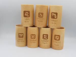 Taza de bambú de alta calidad para beber, taza artesanal para marca personalizada - Product Image 5