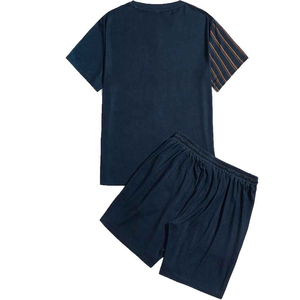 Hot Bán Tất Cả Các Kích Thước Người Đàn Ông T Áo Sơ Mi Wholesalecustom Biểu Tượng Tracksuit Nhãn Hiệu Riêng Mồ Hôi Theo Dõi Phù Hợp Với Thiết Lập Quần Short Quần Người Đàn Ông Mùa Hè T Áo Sơ Mi - Product Image 5