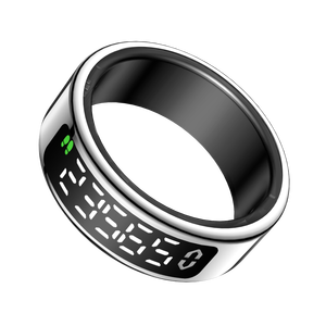 Bague connectée en alliage, étanche IP68, écran LED tactile, contrôle par application, moniteur de santé, suivi du sommeil, compatible 4G Android iOS - Product Image 1