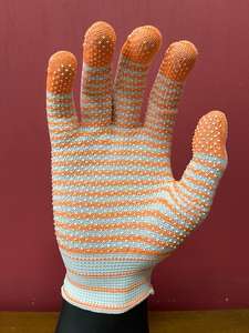 Guantes de poliéster de calibre 13 XL, revestimiento de látex de nitrilo, forro de nailon de cuero suave, guantes de seguridad protectores para trabajo industrial - Product Image 3