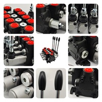 Vanne de commande sectionnelle Hy-Waloil PC100, 4 voies, 100 LPM, centre ouvert, distributeur hydraulique manuel, vente en gros usine