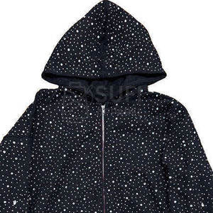 Sudadera con Capucha de Punto con Pedrería para Mujer, Estilo Casual de Invierno, Brillante, Ecológica, Transpirable, Cómoda y Elegante - Product Image 6