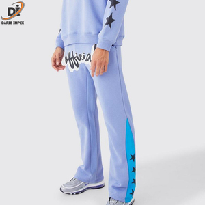 ชุดวอร์มแนววินเทจมีฮู้ดและกางเกงวอร์มสำหรับผู้ชายชุดวิ่งจ๊อกกิ้งแบบสองชิ้นพิมพ์ลายสกรีน DTG - Product Image 2