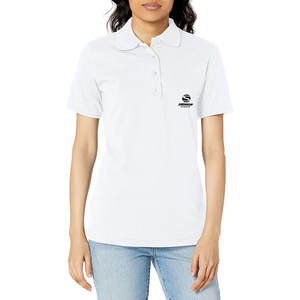 เสื้อยืดแขนสั้นผ้าคอตตอนผสมสำหรับผู้หญิง สีชมพูล้วน ปักลายตามสั่ง แห้งเร็ว ระบายอากาศได้ดี - Product Image 4