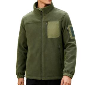 Best Selling <b>Men's</b> Outdoor Tactical Fleece <b>Jacket</b> Stand Collar Zipper Breathable Windproof Thermal Cold Weather Hiking 2026 - Product Image 1