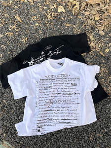 เสื้อยืดแขนสั้นสำหรับผู้ชายเสื้อยืดผ้าฝ้ายฟอกสี100% ออกแบบได้ตามต้องการสำหรับฤดูร้อน - Product Image 6