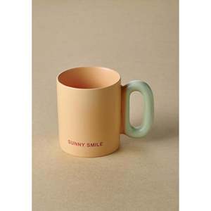 Macaron Yellow 330ml Porcelain Mug <b>Ceramic</b> <b>Cups</b> Product Category - Product Image 2