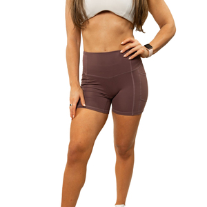 Shorts de yoga pour femmes, taille haute, contrôle du ventre, push-up, fitness, gym, entraînement, vêtements de sport, shorts de hanche - Product Image 1