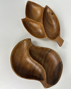 Bol en bois décoratif en forme de papaye fait à la main bol à salade moderne fournisseur en gros prix le plus bas - Product Image 3