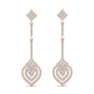 REYES Custom Moissanite Fine Jewelry Wholesale Price 925 Sterling <b>Silver</b> Dangle <b>Drop</b> <b>Earrings</b> for Women Delicate Jewelry - Product Image 1