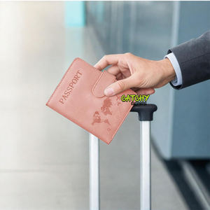 Ustom Print Logo Blanks Sublimation Passeport Cover Holder Avec Bande Élastique - Product Image 6