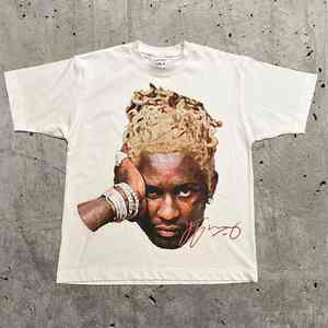 Haute qualité vierge hommes t-shirts en vrac 100% coton Streetwear poids lourd surdimensionné microfibre graphique t-shirt sonnerie - Product Image 1