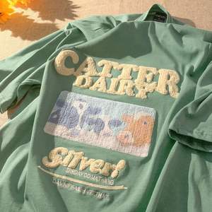 เสื้อยืดแขนสั้นลำลองสำหรับผู้หญิงและผู้ชายเสื้อยืดผ้าฝ้าย100% พิมพ์ลายแบบกำหนดเองพิมพ์ลายสีพื้น - Product Image 6