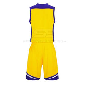 Venta caliente transpirable sin mangas baloncesto uniforme personalizado impreso conjuntos con diseño llamativo - Product Image 2